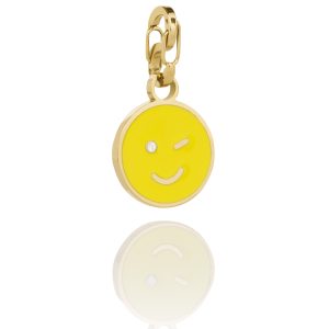Gyllt Happy Sparkle Charm - Hlín Reykdal